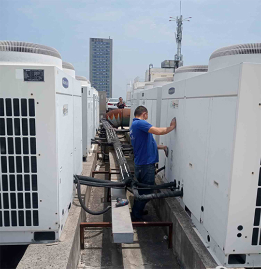 温江中央空调制热和不制冷系统维修方法